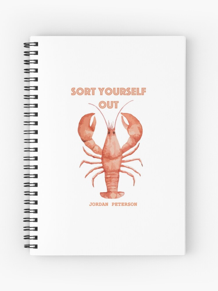 Jordan Lobster" Spiral Notebook karimjaw20 Redbubble