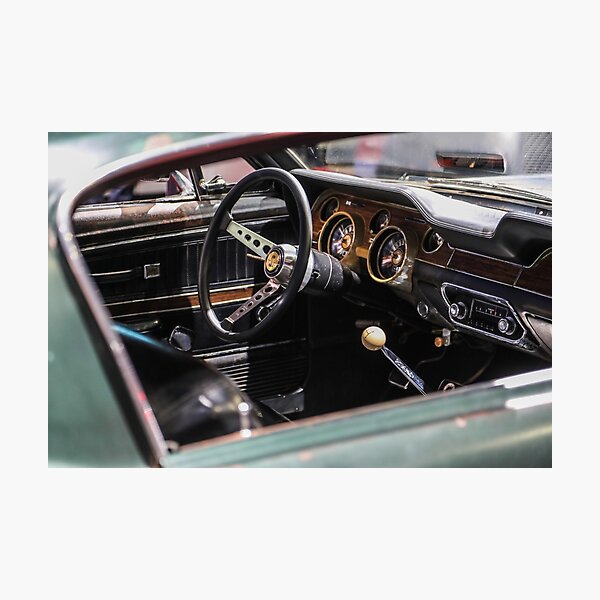 Bullitt Mustang Photographic Print