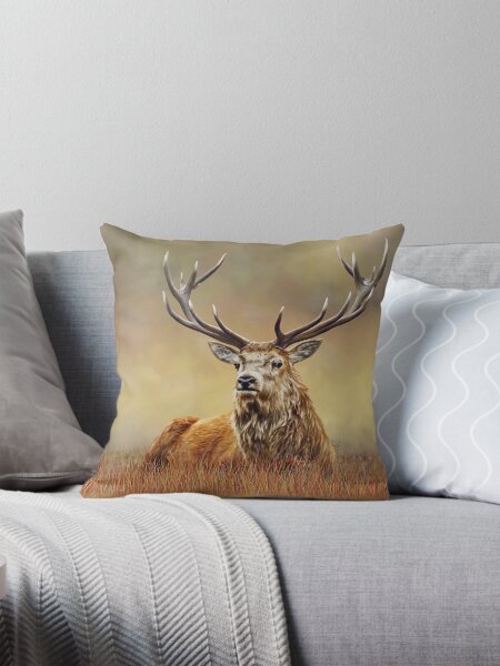 Deer head throw pillows best sale