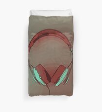 Headphones Duvet Cover