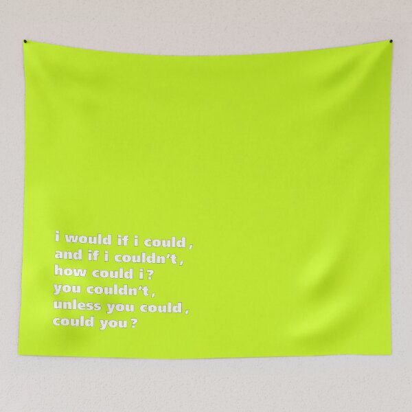 Item preview, i would if i could - Tongue Twisters designed and sold by Hell-Prints.