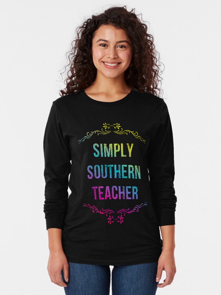 simply southern teacher t shirts