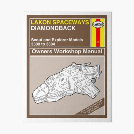 Diamondback Explorer Owners Workshop Manual Art Board Print
