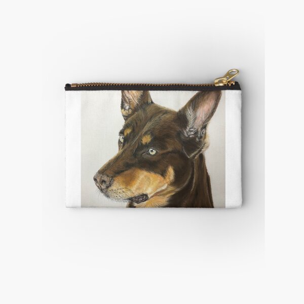Item preview, Kelpie dog pastel art Australian cattledog chocolate  designed and sold by Furbabies4eva.