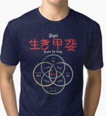 Ikigai, map Tri-blend T-Shirt