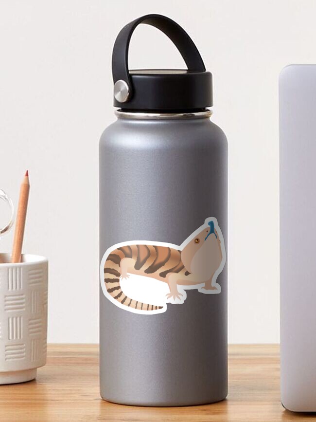 Thumbnail 1 of 3, Sticker, Northern Blue Tongue Skink designed and sold by AfroHerpkeeper.