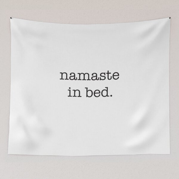 Item preview, Namaste in bed - black type designed and sold by VonBraun.