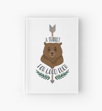 Trinket for luck Hardcover Journal