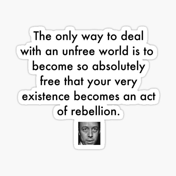 Item preview, Camus Quote 1 (black text) designed and sold by ckablue.
