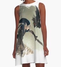 Vestido acampanado Zelda Ocarina of Time, Link vs Dark Link