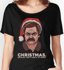 Ron Swanson Christmas Women's Relaxed Fit T-Shirt