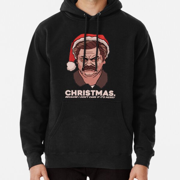 Ron Swanson Christmas Pullover Hoodie
