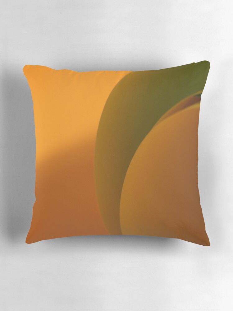 Thumbnail 3 of 4, Pillow, Lumina Green Road - Colorful Pop Abstract Yellow Orange and Green Lines designed and sold by natula.