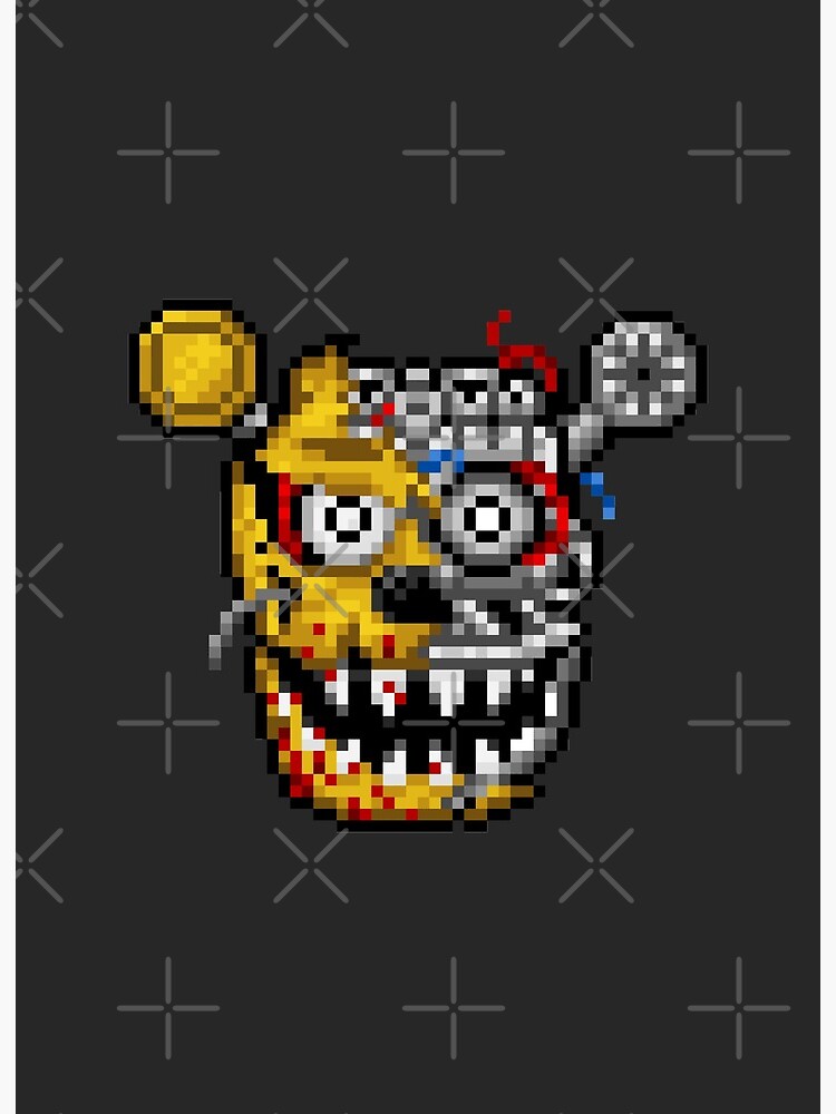 Here's Fnaf 3 in Pixel Art : r/fivenightsatfreddys