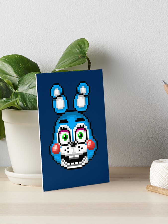 Five Nights at Freddy's 2 - Pixel art - Toy Bonnie Art Board Print for  Sale by GEEKsomniac