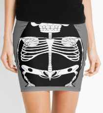 Skeleton Totoro Mini Skirt
