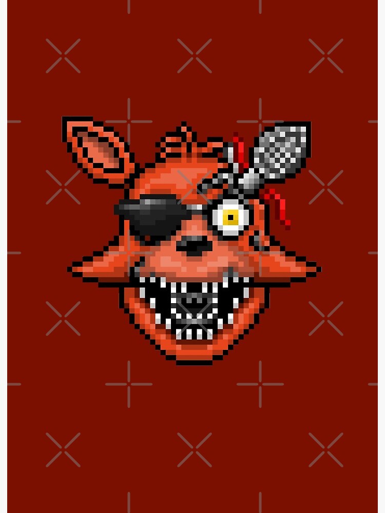 Fixed withered foxy pixel art