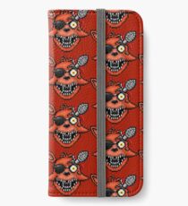Fünf Nächte bei Freddy 2 - Pixel Kunst - Foxy iPhone Flip-Case/Hülle/Klebefolie