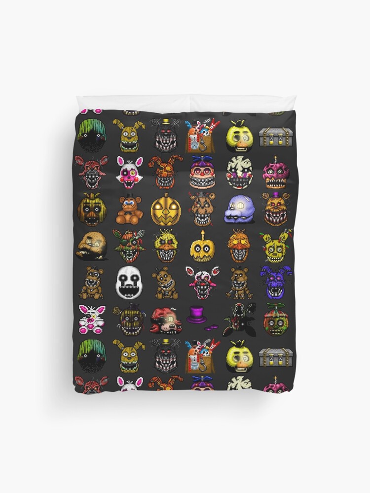 Adventure Shadow Freddy - FNAF World - Pixel Art Duvet Cover for Sale by  GEEKsomniac