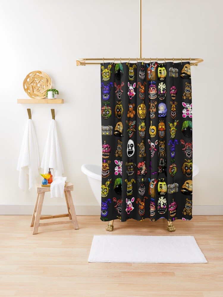 Five Nights at Freddy's - Pixel art - Multiple Characters Throw Blanket  for Sale by GEEKsomniac