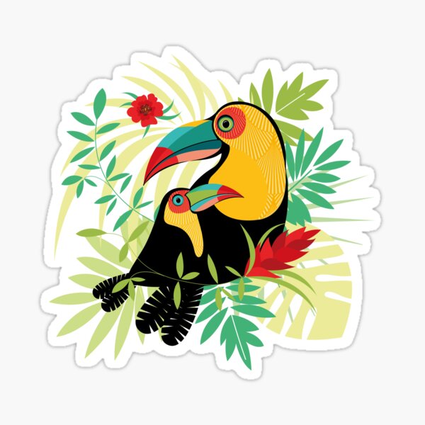 Toucan Tropical Sticker