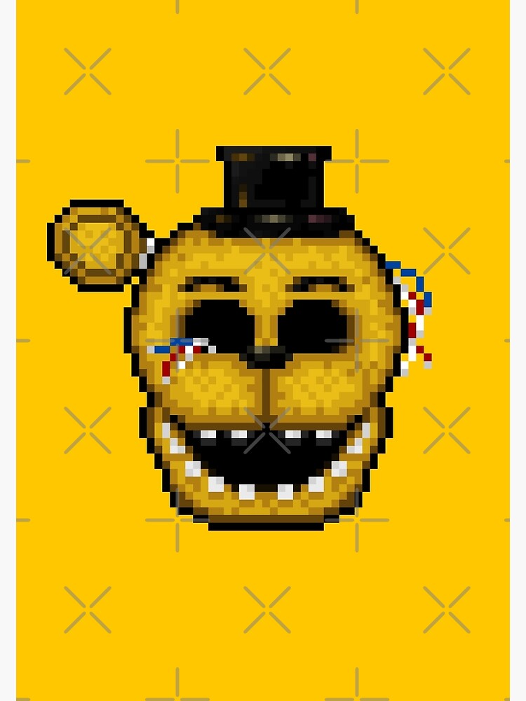 FNAF pixel art Canvas Print