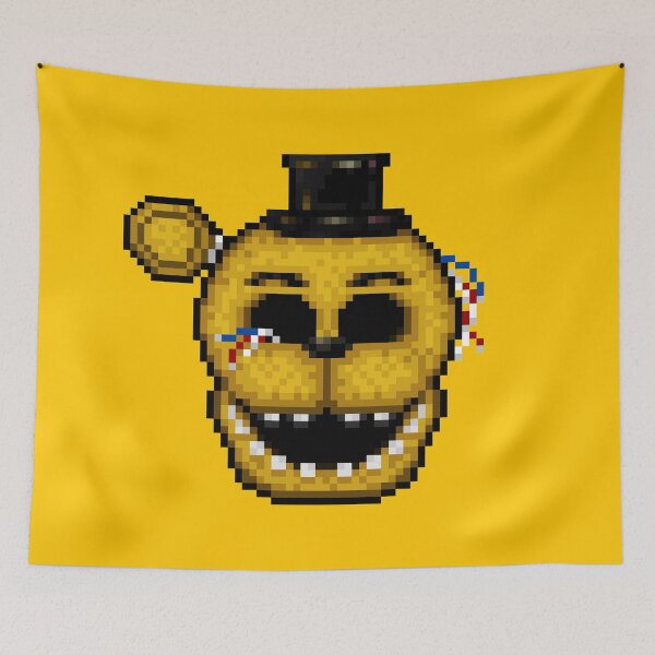 Item preview, Five Nights at Freddy's 2 - Pixel art - Golden Freddy designed and sold by GEEKsomniac.
