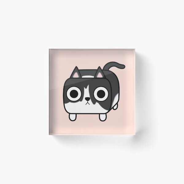 Item preview, Tuxedo Cat Loaf - Black and White Kitty designed and sold by Cali Draws Things.