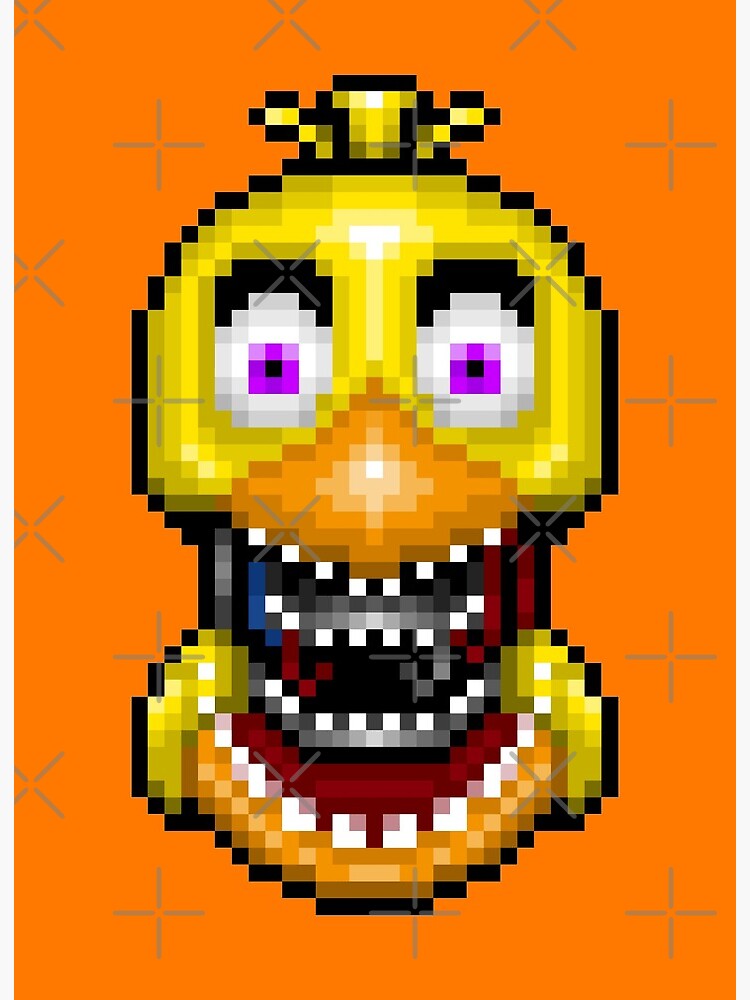 fnaf withered chica | Art Board Print