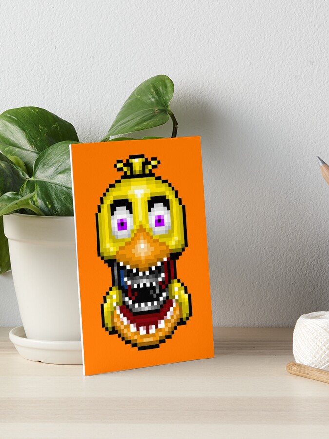 fnaf withered chica | Art Board Print