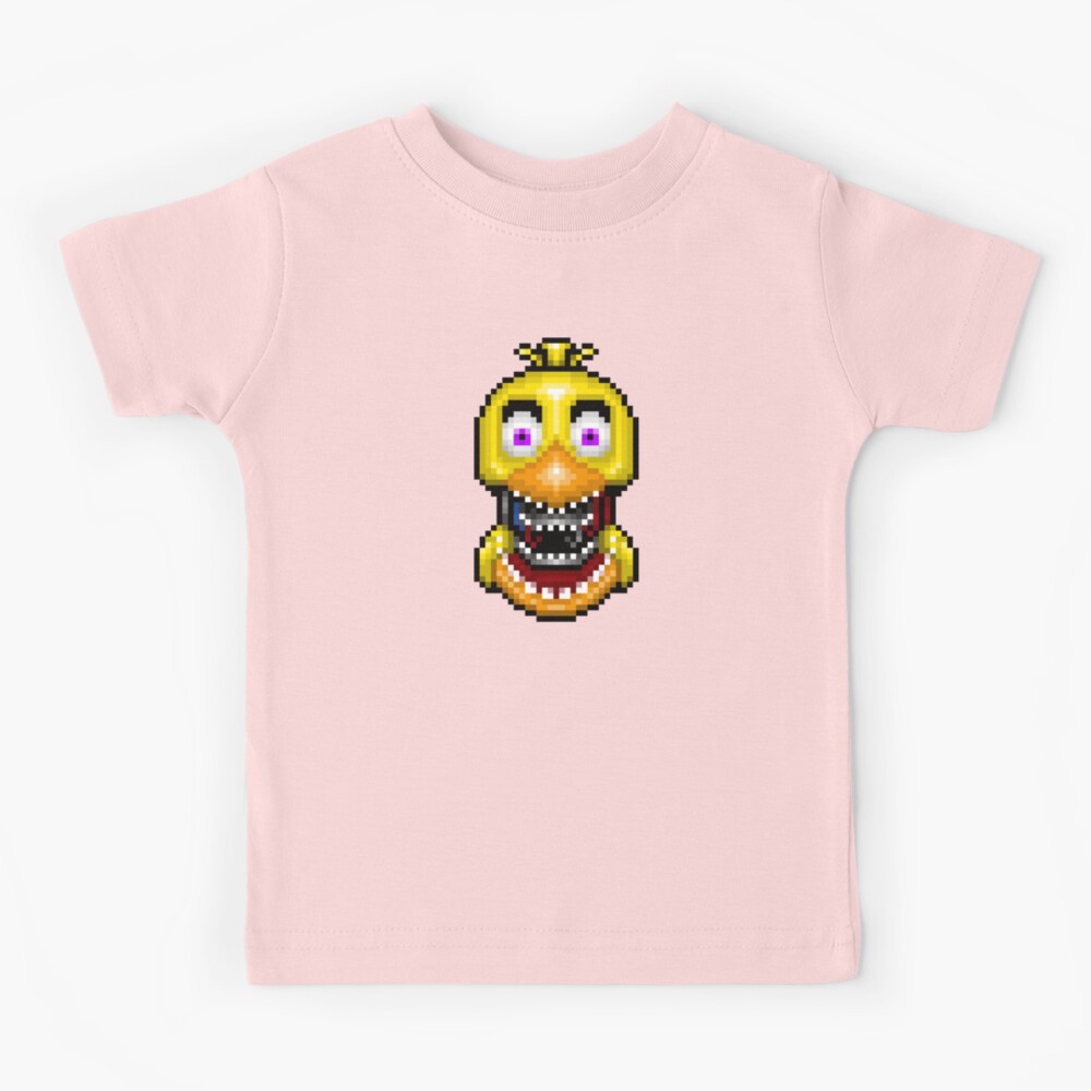 Five Nights at Freddy's 2 - Pixel art - Withered Old Chica | Kids T-Shirt