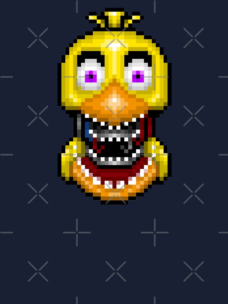 Withered chica pixel art