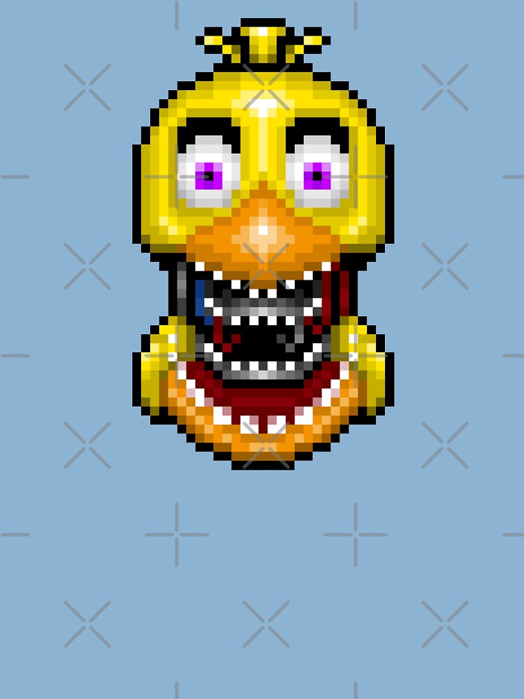 Withered chica pixel art