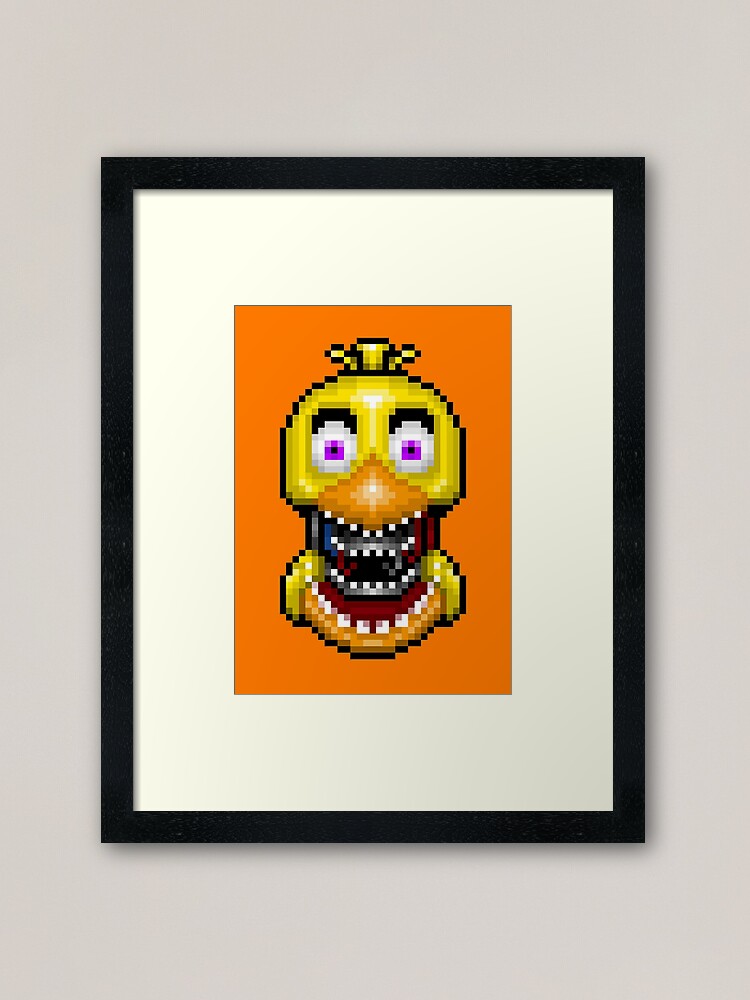 Fixed withered chica pixel art