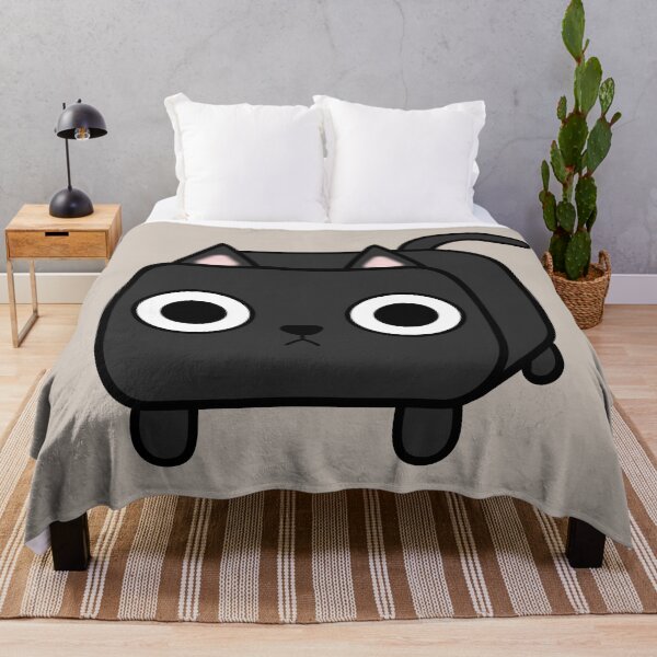 Item preview, Black Kitty Cat Loaf designed and sold by Cali Draws Things.