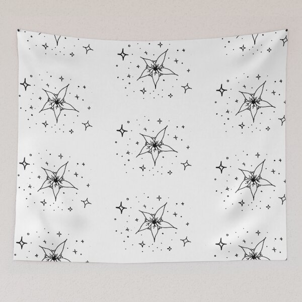 Item preview, Star Flower (outline) designed and sold by BHSGraphics.