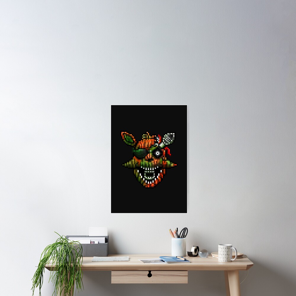 Five Nights at Freddy's 3 - Pixel art - Phantom Foxy Poster for Sale by  GEEKsomniac