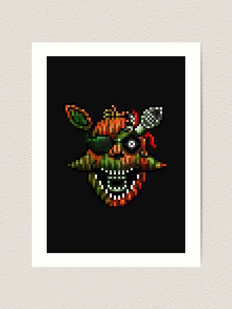 Five Nights at Freddy's 3 - Pixel art - Phantom Freddy | Sticker