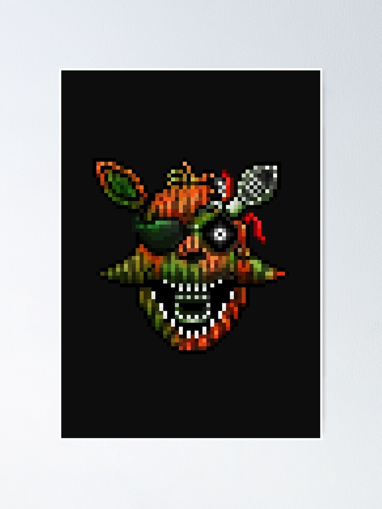 Five Nights at Freddy's 3 - Pixel art - Phantom Foxy Poster for Sale by  GEEKsomniac