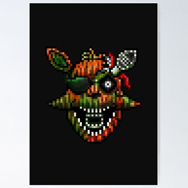 Five Nights at Freddy's 3 - Pixel art - Phantom Foxy Poster for Sale by  GEEKsomniac