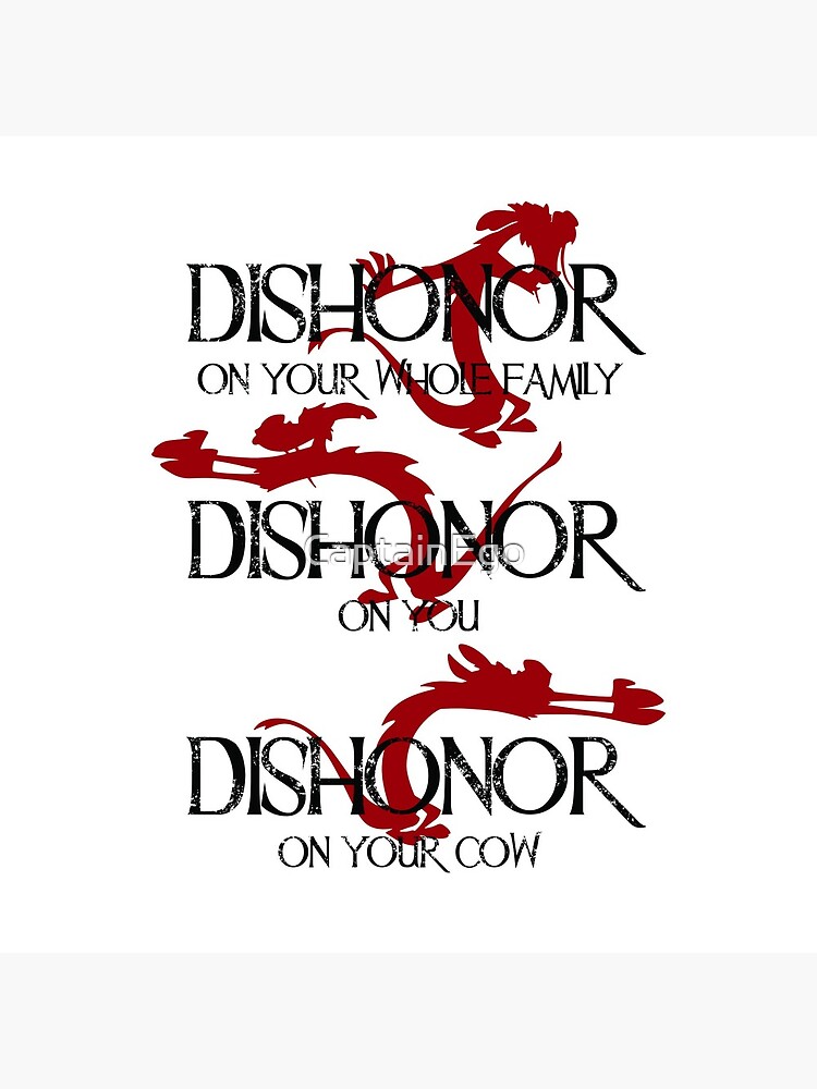Dishonor! by CaptainEgo