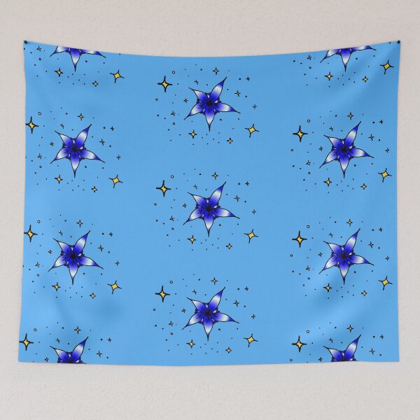 Item preview, Star Flower (blue) designed and sold by BHSGraphics.