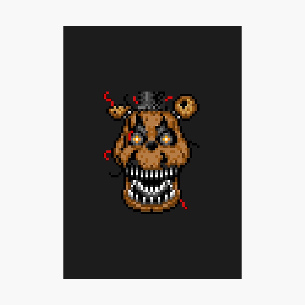 Five Nights at Freddys 4 - Nightmare Freddy - Pixel art