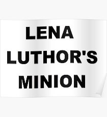 Póster Minion de Lena Luthor