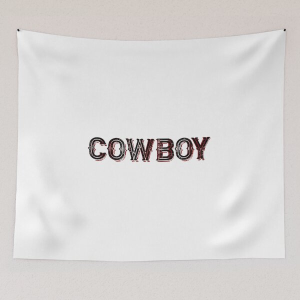 Item preview, Text Cowboy, Black designed and sold by mh107.