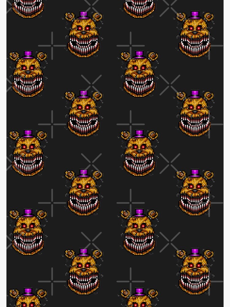 Pixilart - UCN Version Pixel Fredbear by VessReal