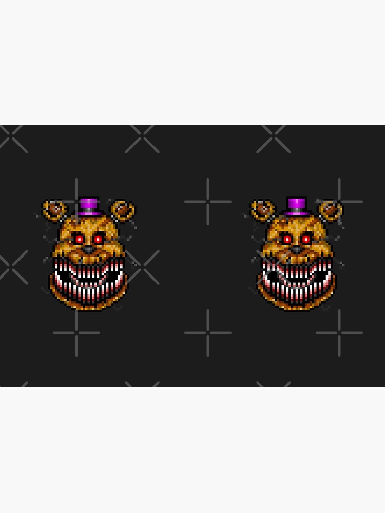 Five Nights at Freddys 4 - Nightmare Fredbear - Pixel art Sticker for Sale  by GEEKsomniac