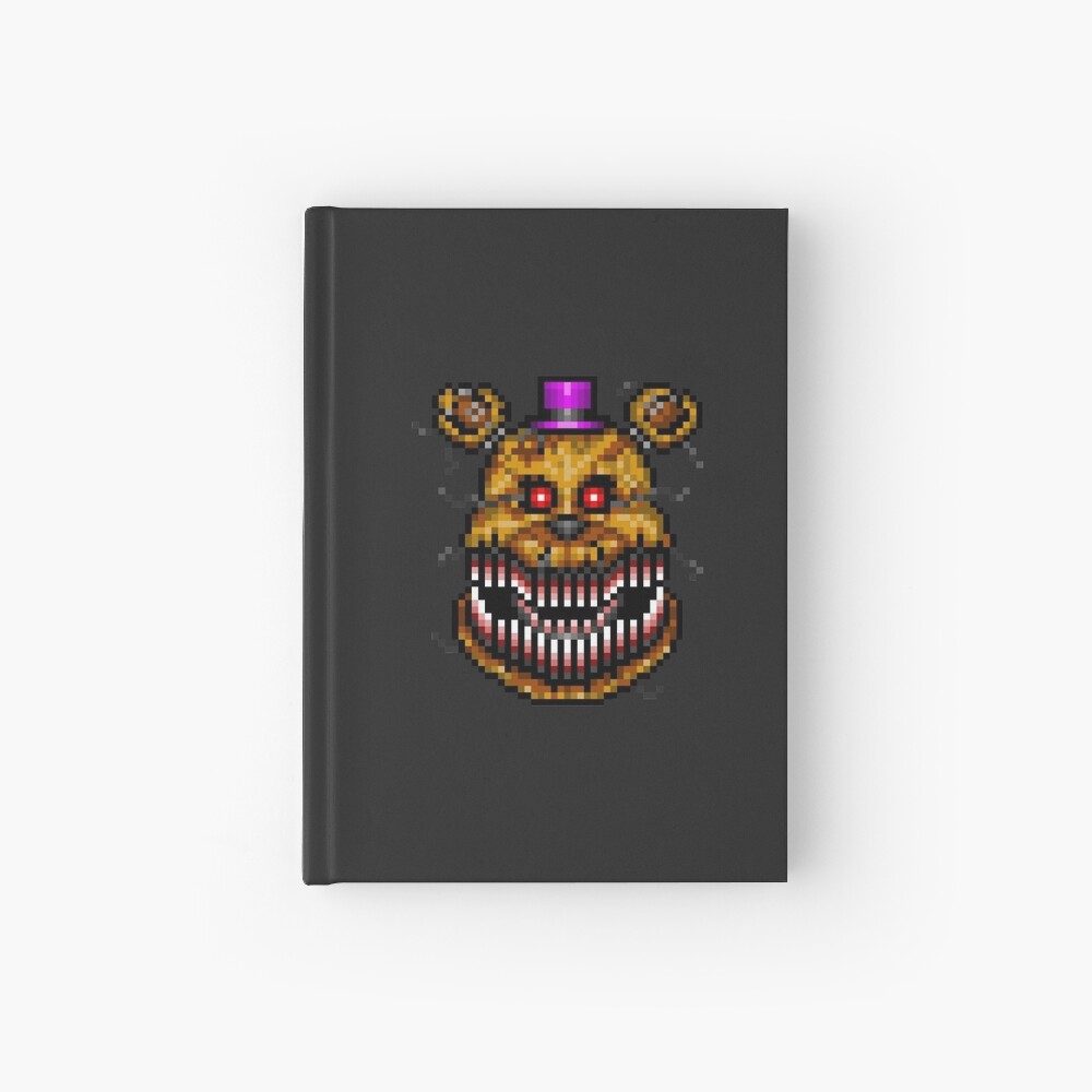 Five Nights at Freddys 4 - Nightmare Fredbear - Pixel art Duvet