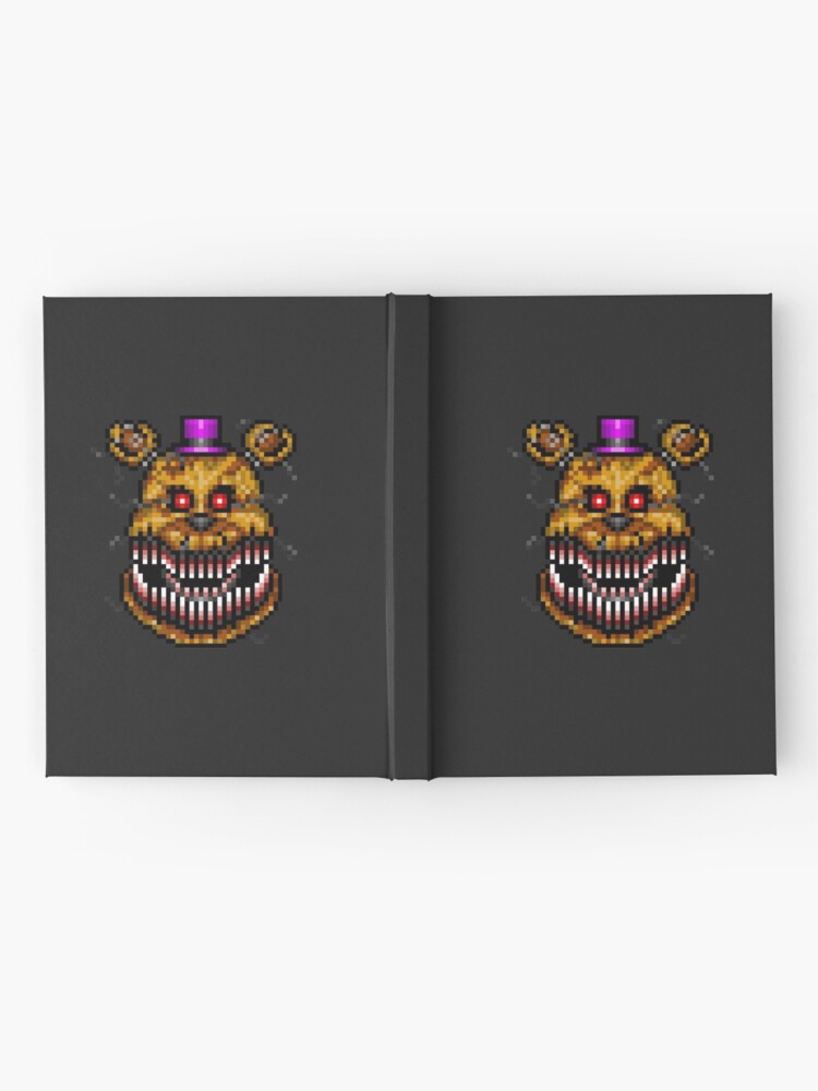 Five Nights at Freddys 4 - Nightmare Fredbear - Pixel art Poster