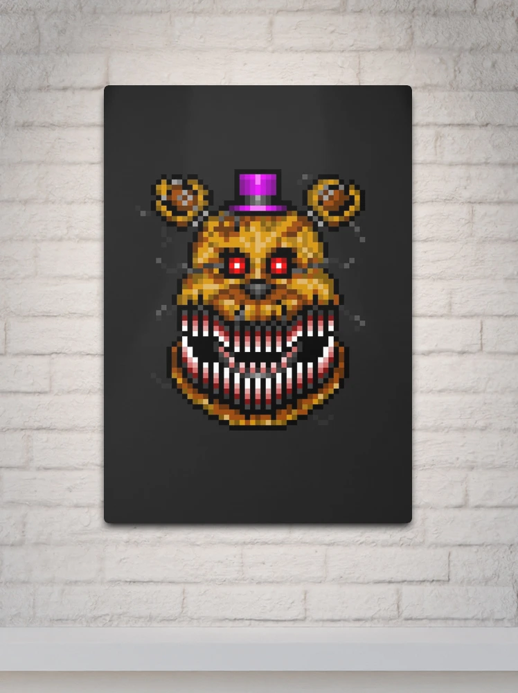 Nightmare Fredbear Metal Prints for Sale